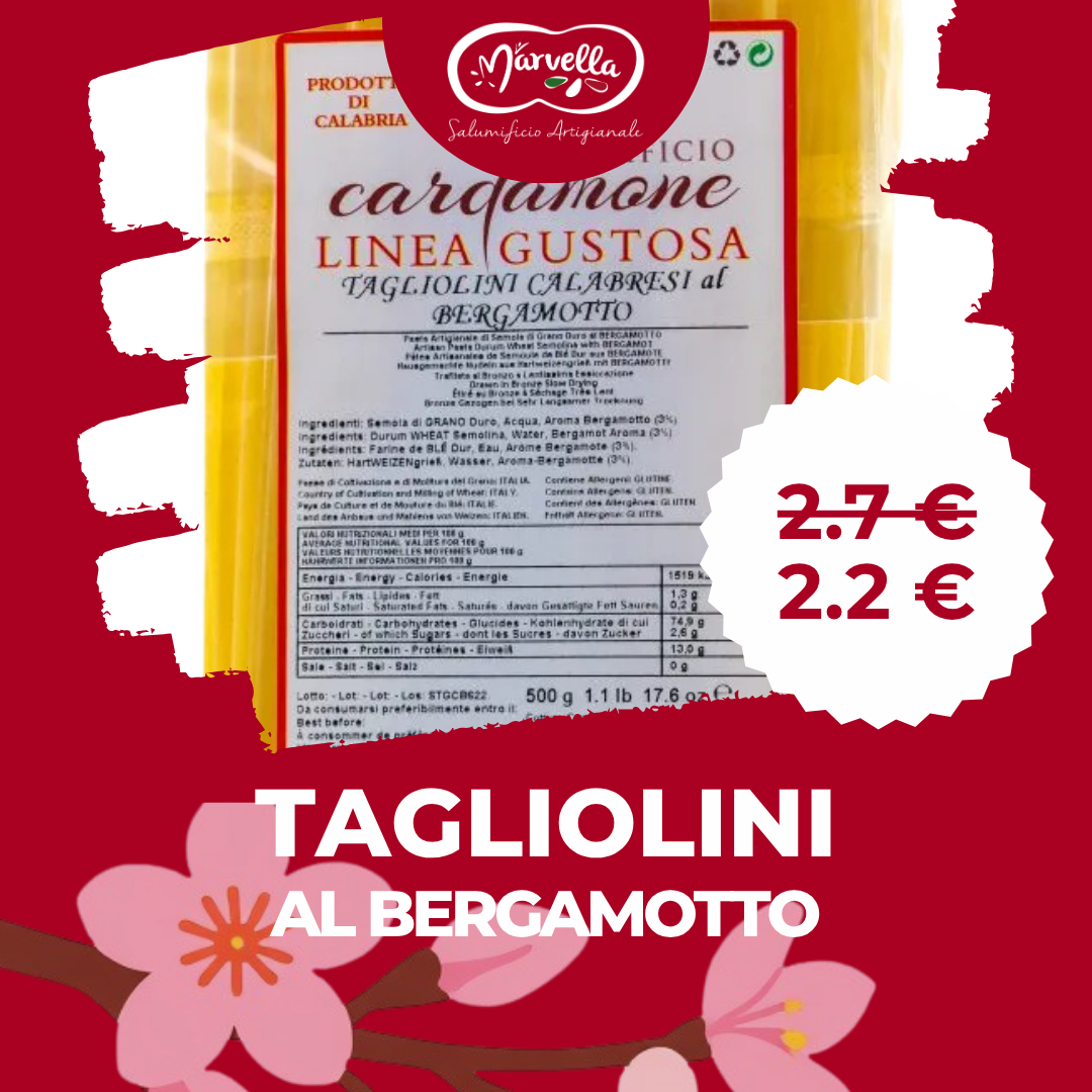 Tagliolini al bergamotto