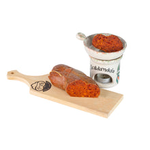 Carica l'immagine nel visualizzatore di Gallery, Box Scaldanduja Terracotta + Nduja 250g