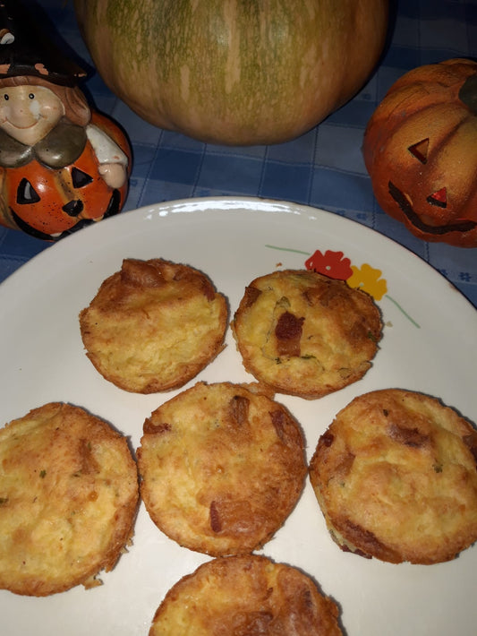 Tortino di guanciale croccante Marvella e patate