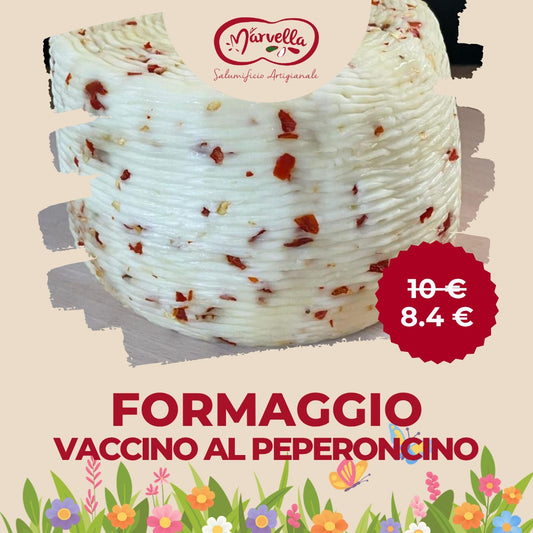 Formaggio vaccino al peperoncino